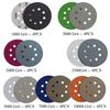 Aewio 28-Piece 125mm Waterproof Sandpaper, #1000 - #10000, Round, 8-Hole, for Sanding, Mirror Polishing, 1000, 2000, 2500, 3000, 5000, 7000, 10000, 4