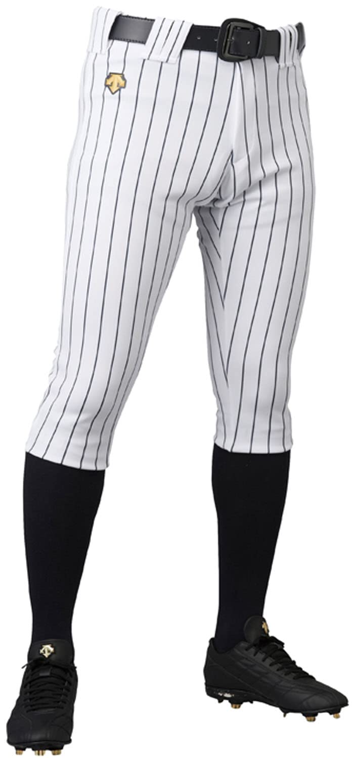 

Baseball Uniform Pants Short Fit Pants S White x Black [DESCENTE] DB-7014PB Men s
