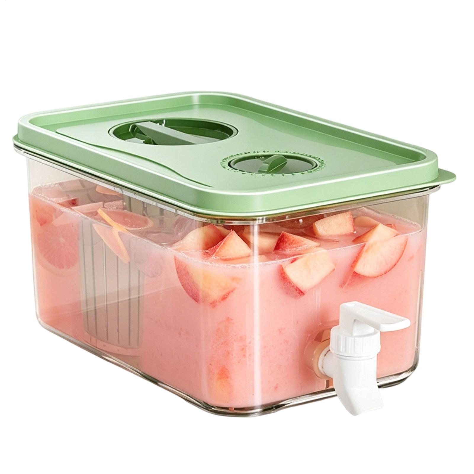 

Fridge Drink Dispenser 2.8L Water Container With Spigot Drink Dispenser Fridge For Pantry Party Countertop Home Kitchen Office China Mainland