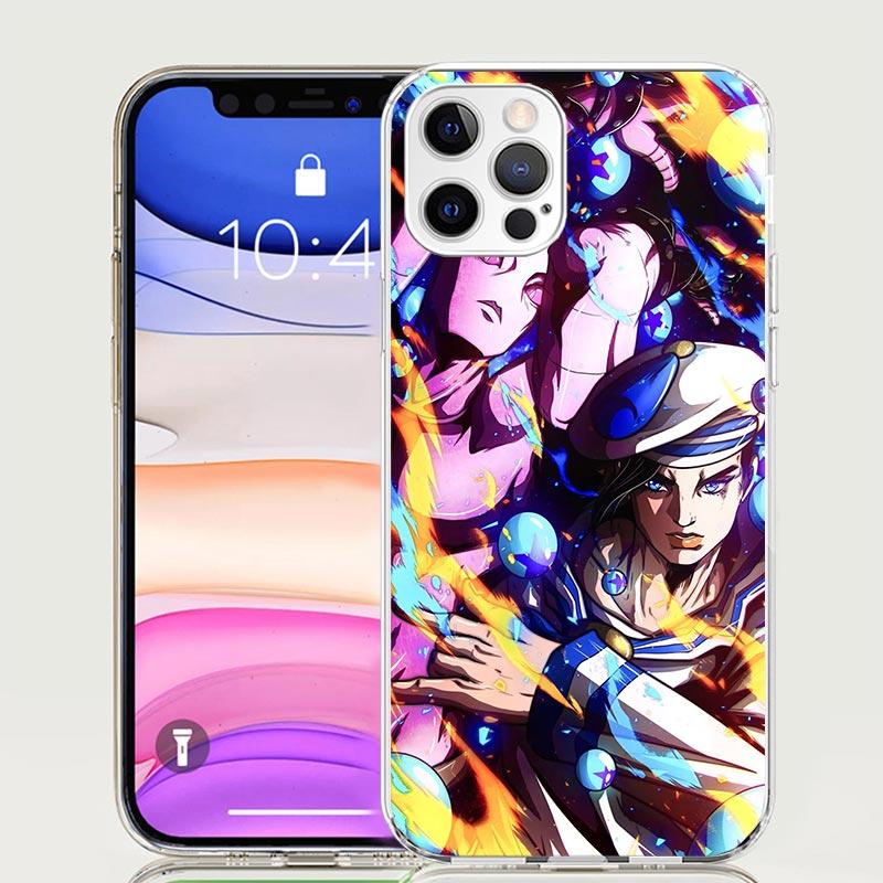 JoJo's Bizarre Adventure Hot Anime Phone Case For iPhone 17 Air 16 15 Plus 11 14 Pro Max 13 Mini 12 7 8 + SE Pattern Art Customi