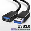 USB 3.0 Extension Cable Male To Female Extender Cable Fast Speed USB3.0 Extended Line for PC Laptop To U Disk Smart TV Extension