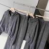 Women's Striped Hoodie & Wide-Leg Pants Slimming Sportswear Set