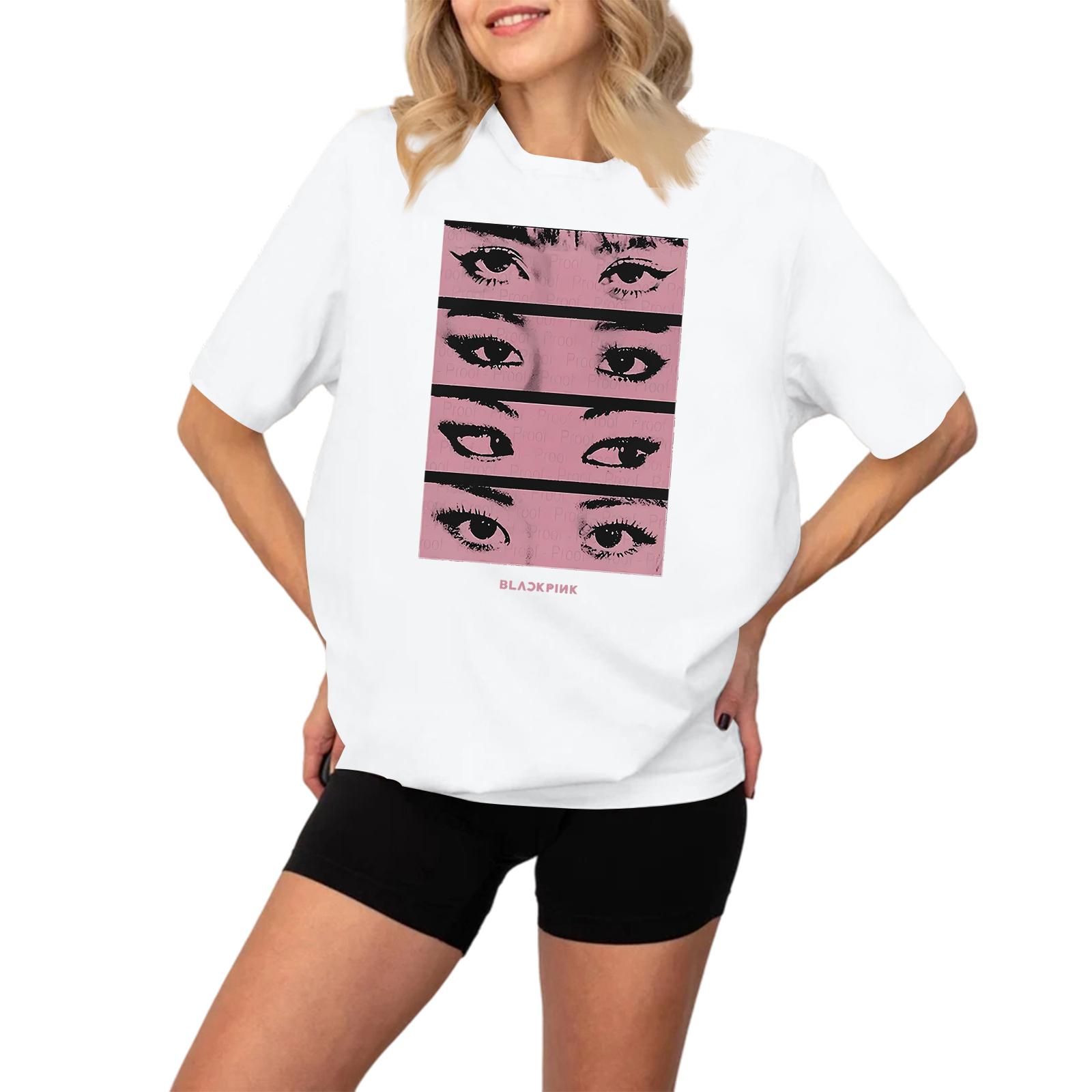 

Женская модная и повседневная футболка с длинным рукавом и принтом, с коротким рукавом XL