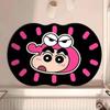 Cute Cartoon Quick-Dry Diatomaceous Earth Bathroom Mat - Non-Slip, Absorbent Foot Pad for Toilet & Entrance