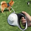 5M/8M Dog Leash with Poop Bag Dispenser Automatic Roulette Tow Rope with Detachable Led Flashlight Pet Puppy Collar Walking Lead