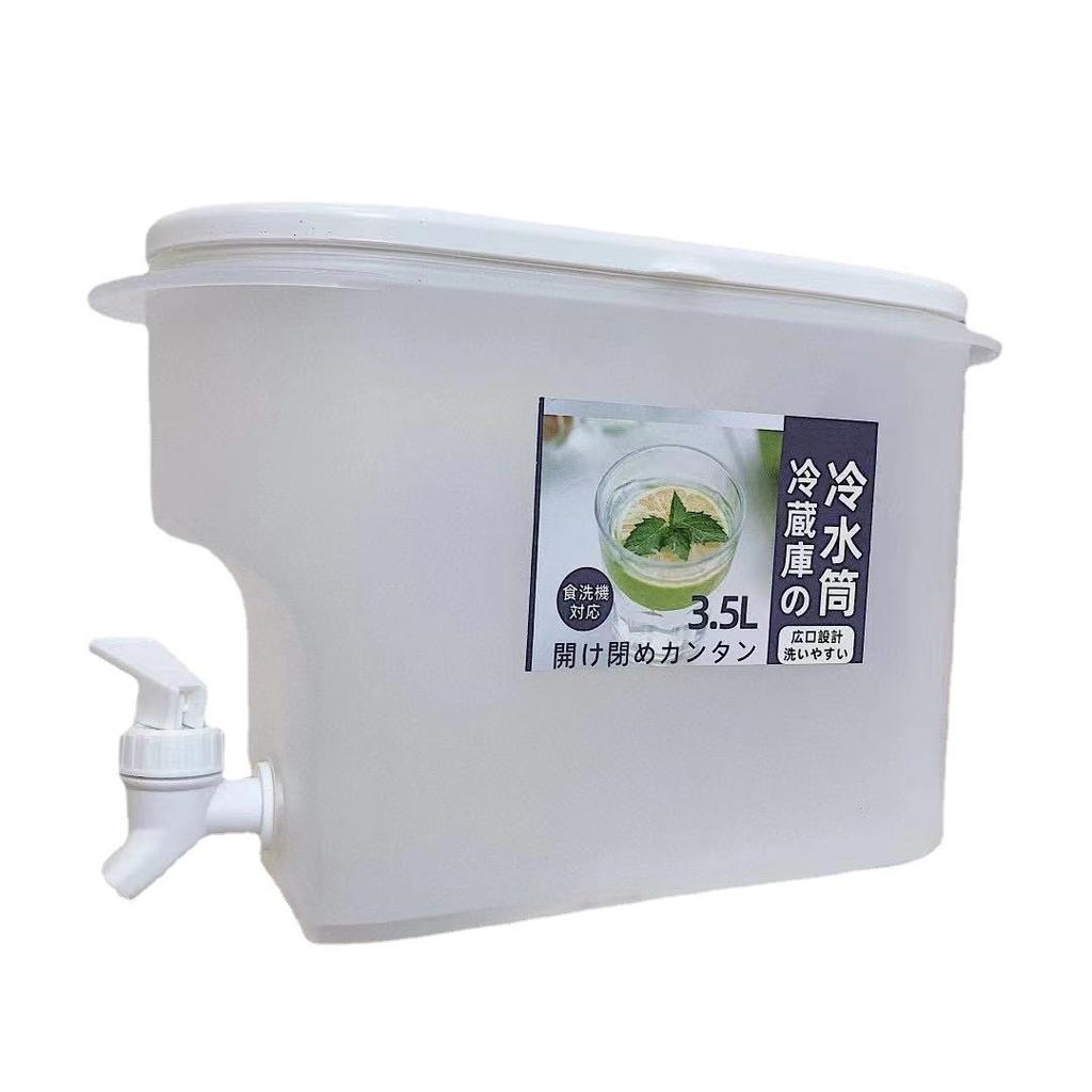 Cold Kettle with Faucet, Refrigerator Juice Water Pitcher, Home Plastic Beverage Dispenser, Filter Drink Container for Camping