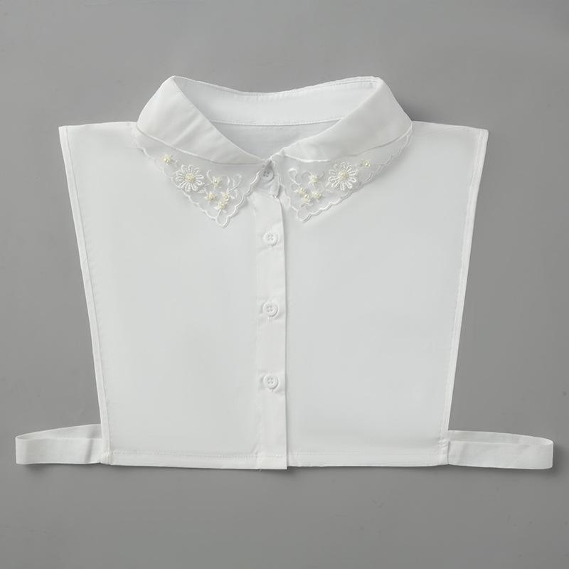 Hollow Pearl Fake Collar Decorative Fake Collar Flower Women'S Shirt Collar Fake Collar Versatile Fake Collar