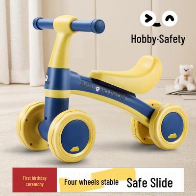 Beginner's Balance Bike & Walker for Kids Aged 1-3: 4-Wheel Strider Scooter