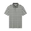Men's Striped Short-Sleeve Polo Shirt