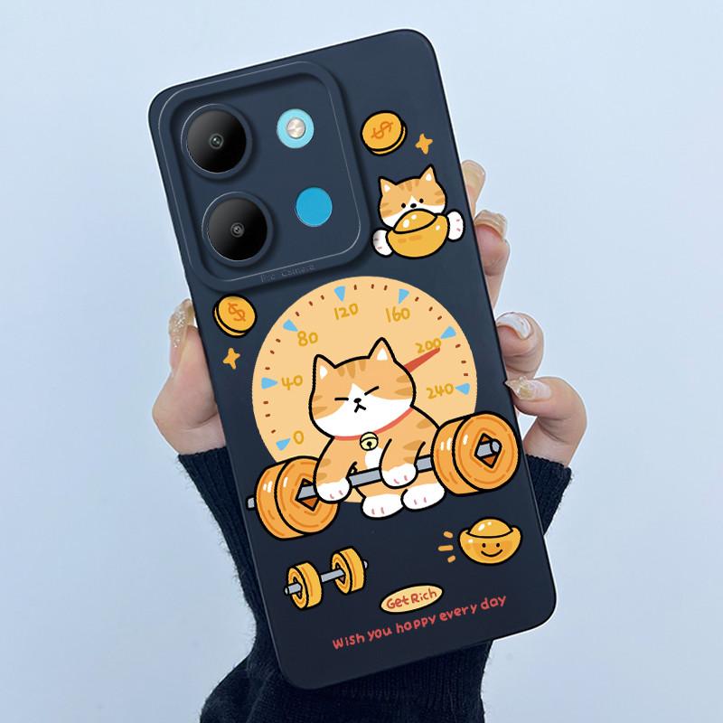 For Infinix Smart7 X6515 Smart 7 HD X6516 Coque Soft Silicone Phone Case Sweet Printing Protective Shell Painting Back Cover