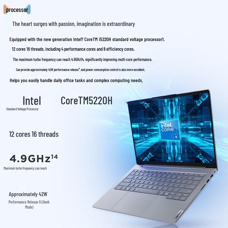 Lenovo ThinkBook 14 Core High-Performance Laptop (CN version)
