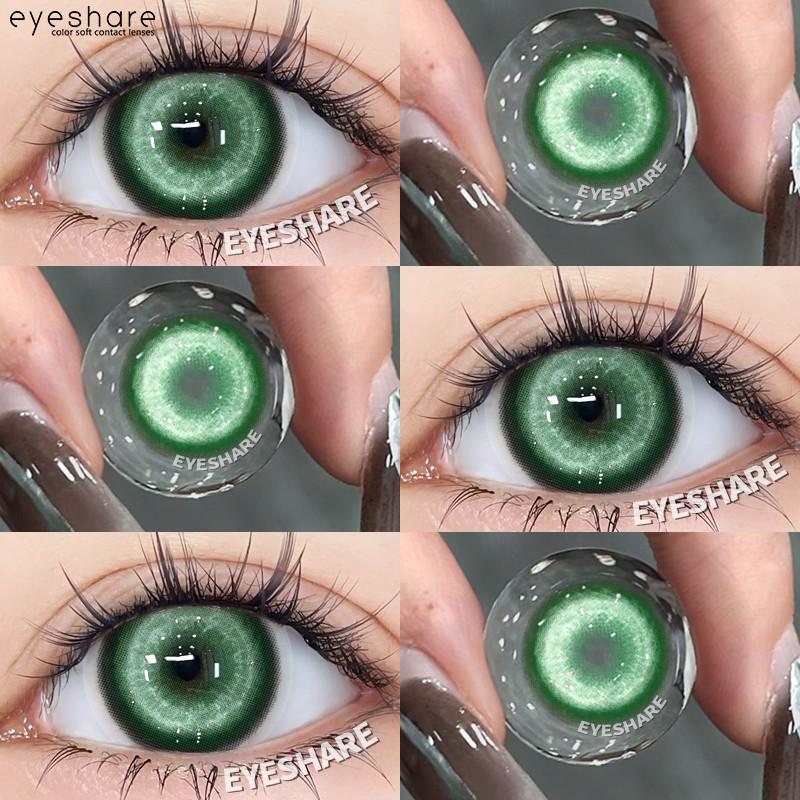 Eyeshare Anime Cosplay Contact Lenses Color Contact Lenses Halloween Anime Softlens Koi White Silver Pupil Lens