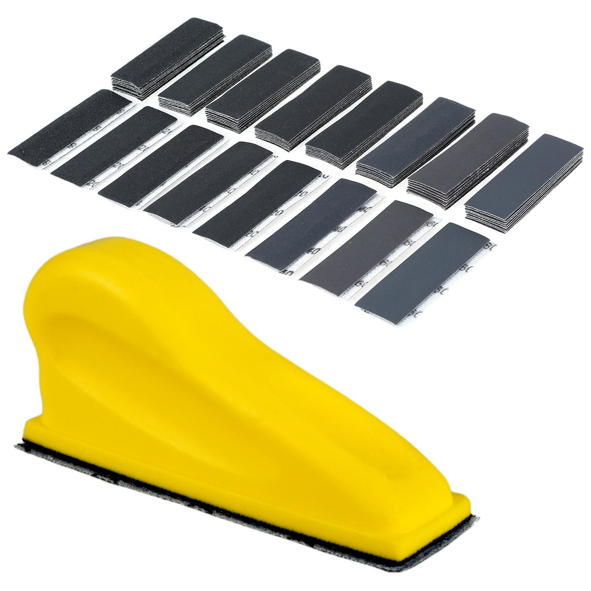 

Набор микрошлифовальных машинок с 80 шт. наждачной бумаги 80-800 грит наждачная бумага своими руками ручная влажная сухая наждачная бумага для полировки дерева мебели металла