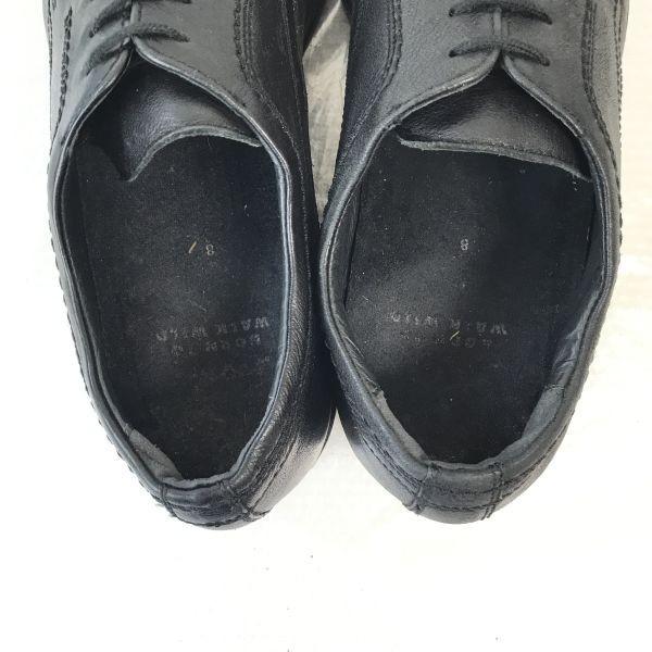 Germany Heritage/sioux/Leather Plain Toe Shoes/8/26.5/Black/Business Dress(USED)