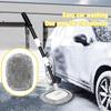 Car Wash Brush Car Cleaning Brush Telescoping Long Handle Mop Soft Hair Chenille Broom Universal Window Wash Auto Accessories