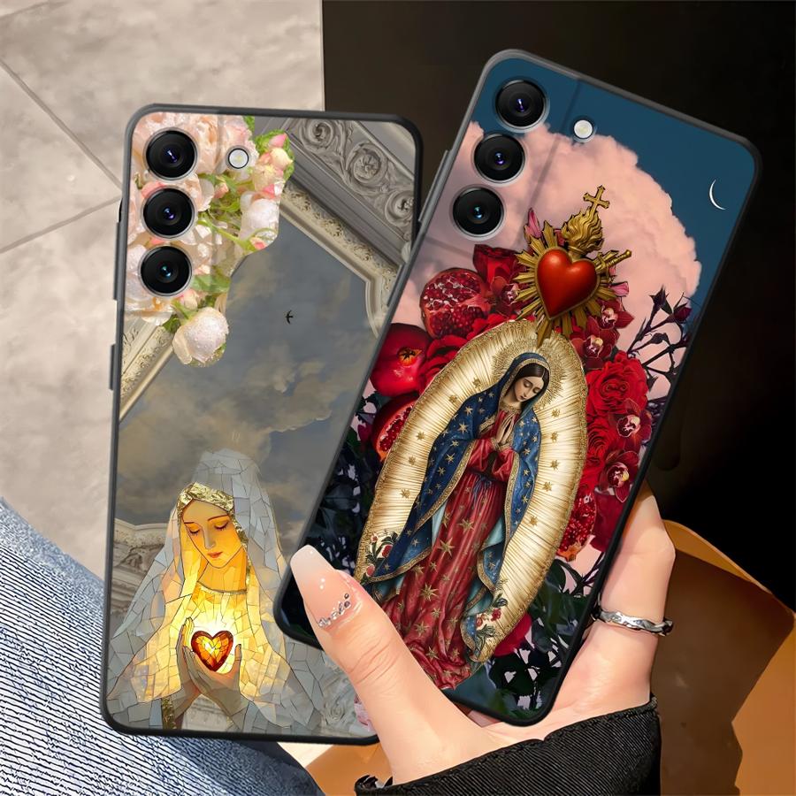 Hülle für Samsung Galaxy A06 A53 A17 A25 A16 A73 A51 A52 A36 A37 A57 A15 A23 A05 A55 Handyhülle A50 A70 A13 A12 A41 Heilige Mutter