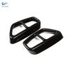 For BMW 5 6 Series GT G30 G38 G32 2018 -  Stainless Steel 2pcs Car Tail Muffler Exhaust Pipe Output Cover Protective Trim