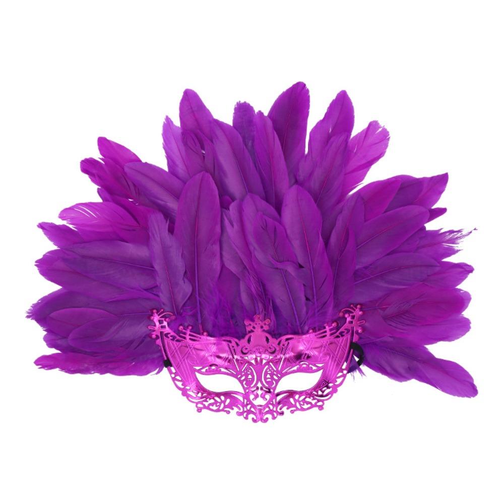 Personality Feather Masquerade Mask Novelty Cosplay Mask Carnival Headpiece  Easter Carnival Party