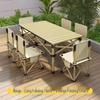 Portable Folding Camping Table and Chair Set for Outdoor Picnic, Fishing, or Sketching