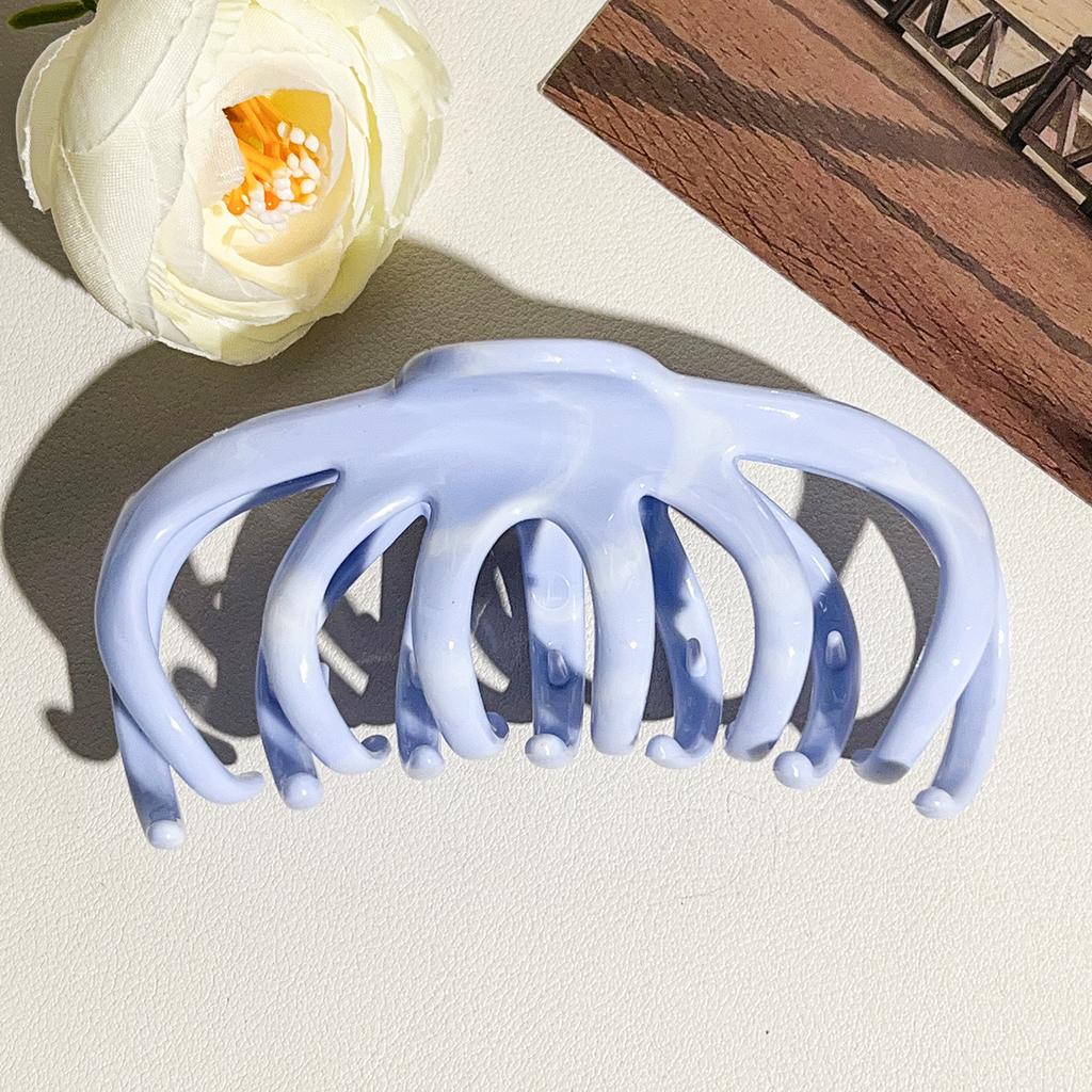 Soft silicone shark clip hairpin anti-collision protection rear head clip hair anti-drop durable clip grab clip