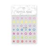Trendy Gradient Heart & Star Nail Art Stickers - Cute Five-Pointed Star Design for Beautiful Nails