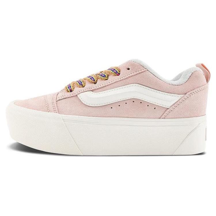 

New Knu Stack Vans Pink Multi Color Laces Women s VN000CRSBMC 38