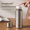 TOMIC Titanium Insulated Tea Mug with Infuser