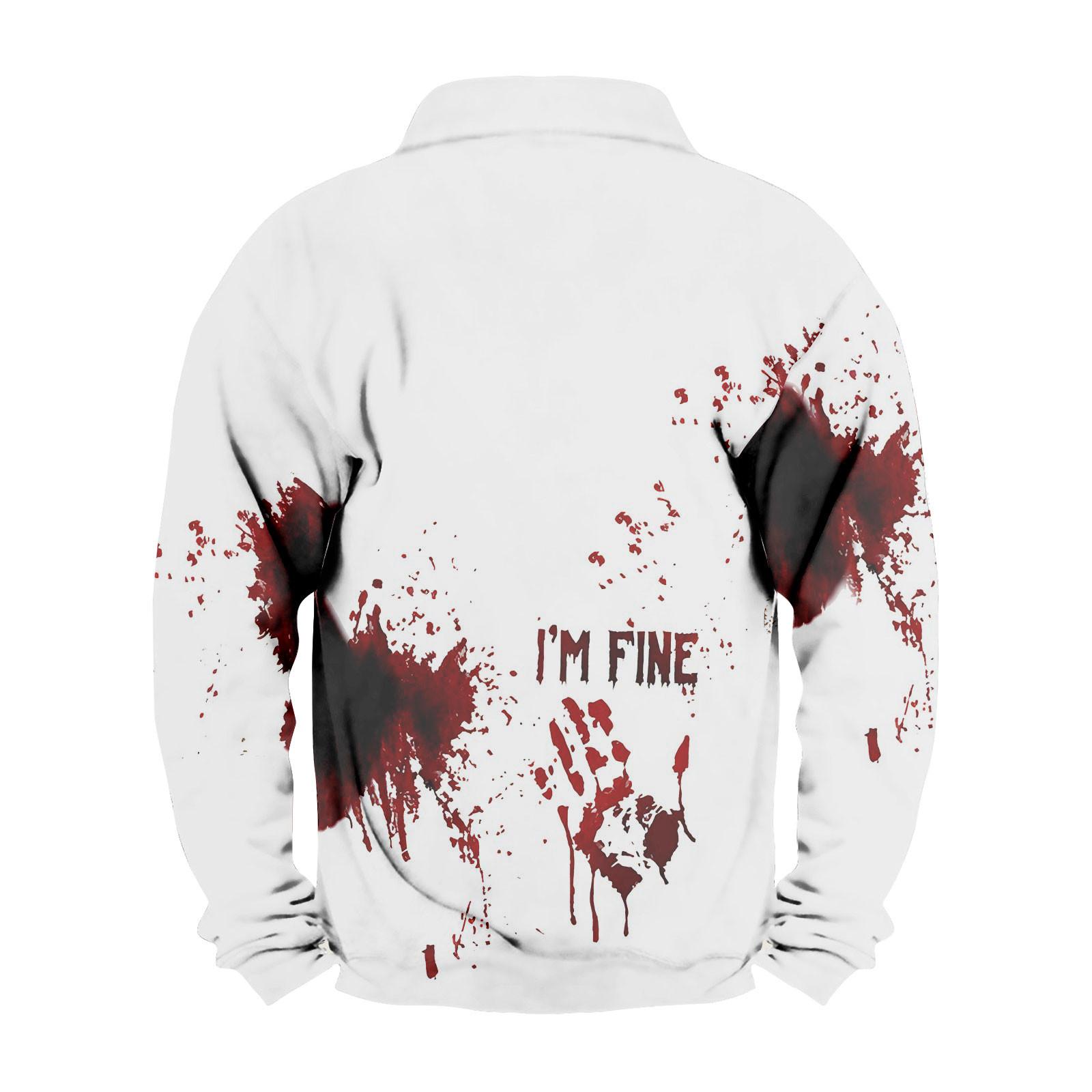 Мужская толстовка с воротником-стойкой на открытом воздухе — фото 4