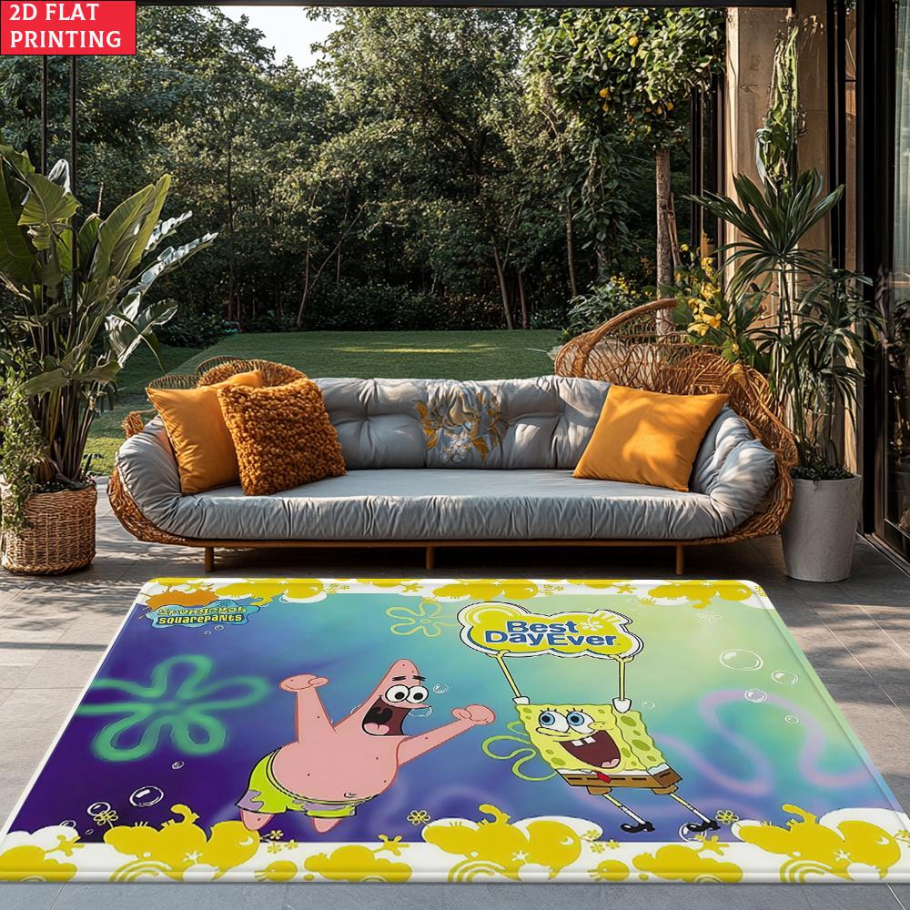 Cartoon and Anime Large Room Carpet Non Slip Cartoon Kids Bedroom Living Room Floor Mat Home Decor Children's Play Carpet