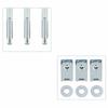 19Pcs/Set Truck Bed Mount Bolt Hardware Kit Truck Bed Mount Accessory Fit for F150 F250 Blackwood Mark W709424-S901