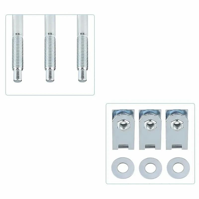 19Pcs/Set Truck Bed Mount Bolt Hardware Kit Truck Bed Mount Accessory Fit for F150 F250 Blackwood Mark W709424-S901