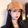 Japanese Hat Women's Retro Autumn British Octagonal Hat Trendy Street Versatile Casual Face Showing Little Duck Tongue Newspaper Baby Hat