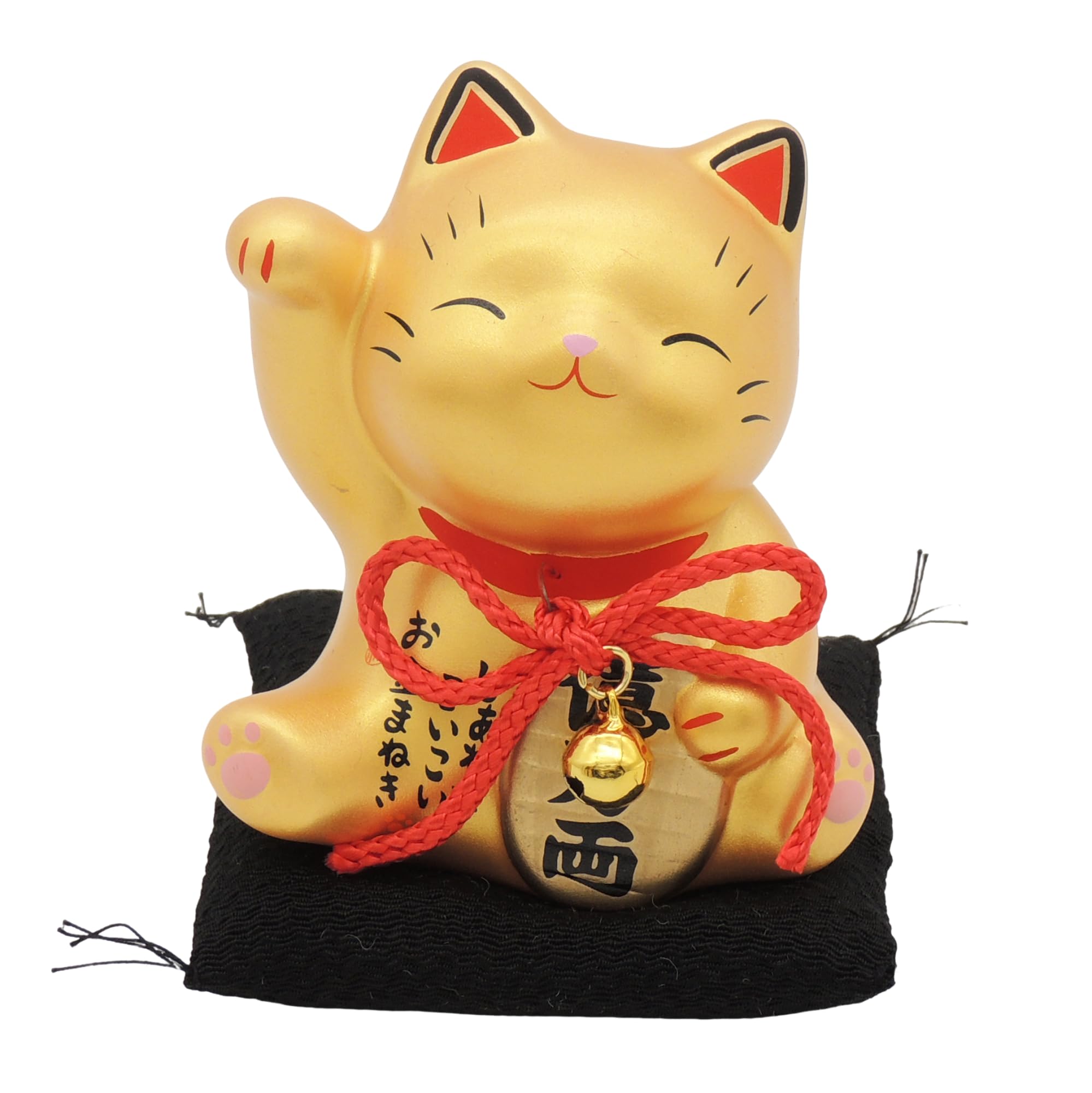 

Эннекоя Деньги Манеки Неко Подушка Фэн-шуй Мини Манеки Неко Хороший Фэн-шуй Деньги Фэн-шуй Популярный Удачный Лотерейный билет в комплекте, Размер с ладонь чёрный