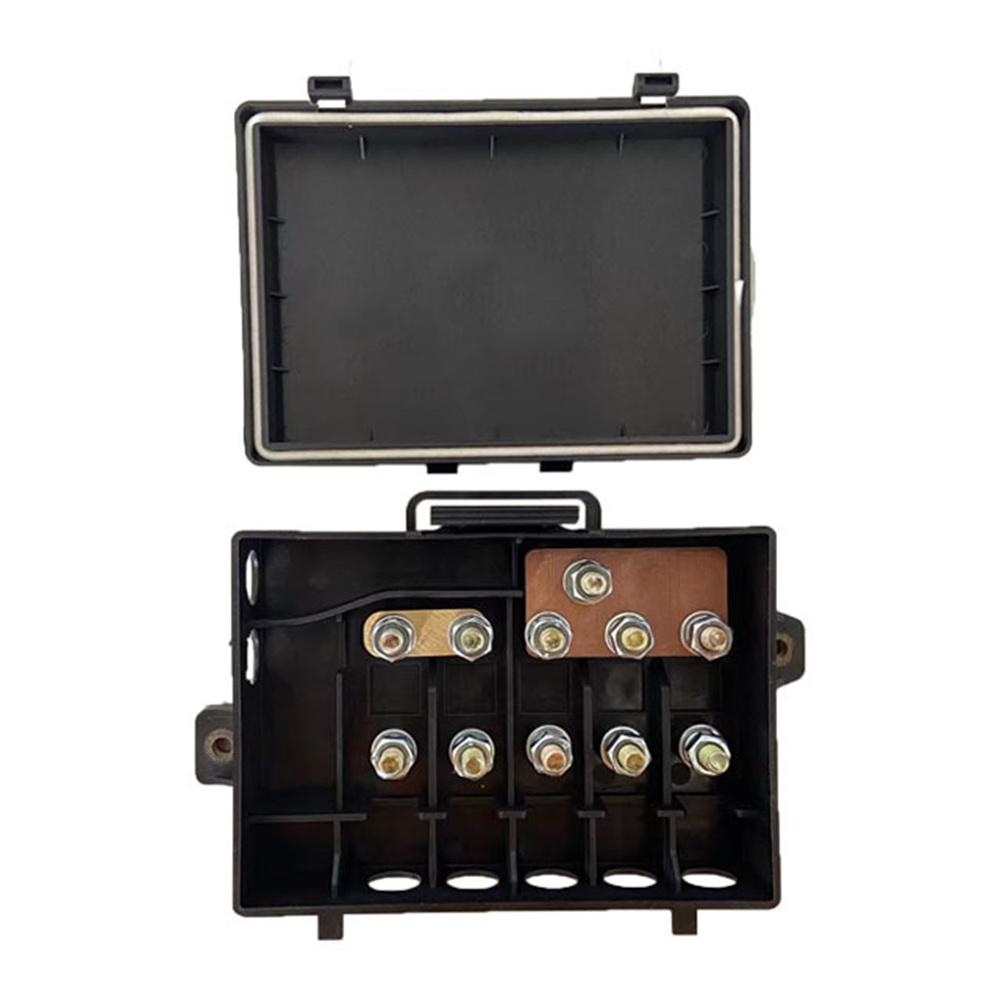 Car Distribution Block 5-Way Bus Bar Fuse Holder 25A-500A Universal Replacement