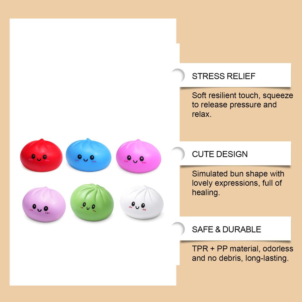 Realistic Giant Steamed Bun, A Toy With A Steamer, A Slow- Dough Ball Designed For Stress Relief.