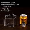 Transparent Acrylic Storage Box with Lid for Jewelry, Gifts, or Wedding Candy Display