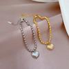 Dongdaemun Personality Temperament Mori Love Fritillary Round Bead Bracelet Female Retro Girlfriend