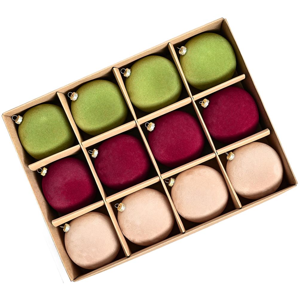 Meticulous Craftsmanship Ornaments Artistic Value Brown Christmas Balls Meticulous Detail Perfect For Festivals