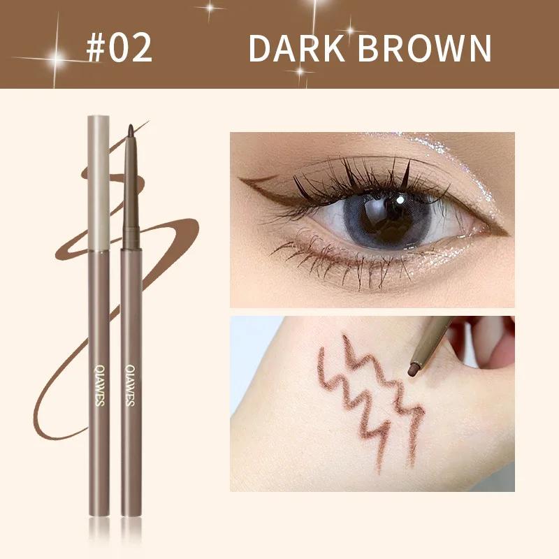 

Slim Gel Eyeliner Pencil Waterproof Eyeliner Lying Silkworm Pen Smooth Waterproof Anti-Rubbing Lasting Non-Smudge Eyes Makeup