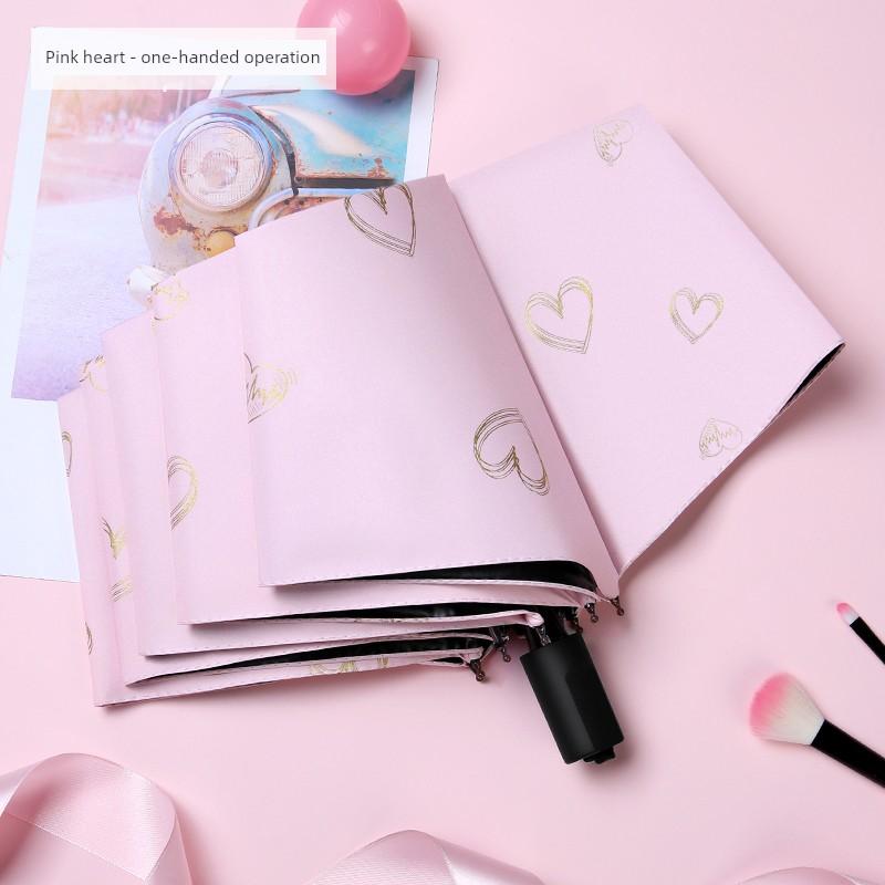 Fully Automatic Folding Umbrella for Women and Men, Small and Stylish Sunshade Umbrella, Dual-Purpose Sun Protection and Uv Protection Umbrella