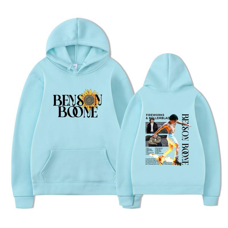 Außenhandel heißer Hoodie Harajuku humorvolles Benson Boone Sweatshirt langärmliger Herren- und Damen-Pullover modisch