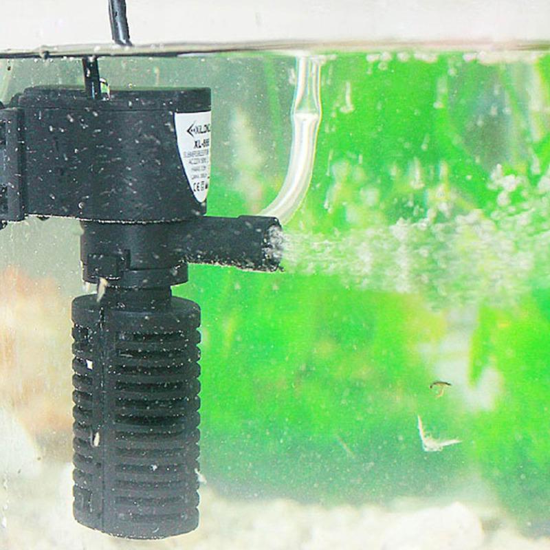 3 in 1 Mute Filter for Aquarium Fish Bowl Oxygen Submersible Water Purifier European Regulations
