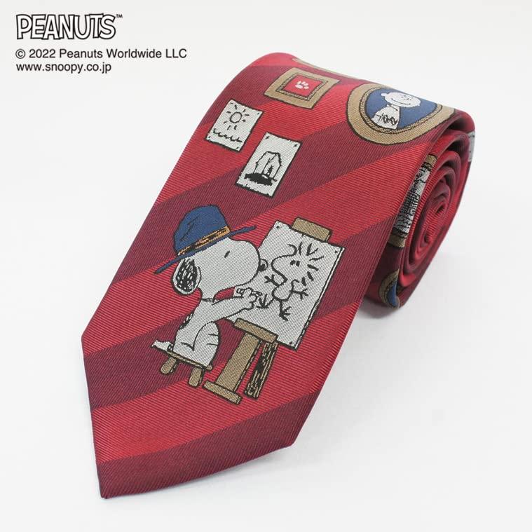 Tie Snoopy Necktie PN912818 Red SNOOPY Business Brand Necktie Present [Peanuts]