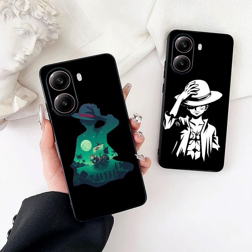 One Piece Luffy Trafalgar Water Law Phone Cover for Xiaomi Redmi 15C 15 A5 9A 9C NFC 9T Note 9 8 8T 4G 5G Protective Case