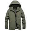 Men's Charge Quick-Drying Clothes Large Size Outdoor Autumn and Winter Medium and Long Fleece Hooded Jacket Jacket Top