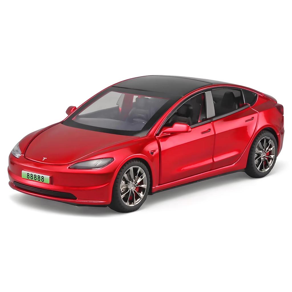 VKYA1 1/32 Tesla Cybertruck Modell 3 Modell S Modell X Modell Y Spielzeugauto Diecast Metall Off Road Sammlung Rückzieher Sound Licht Geschenk Junge