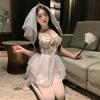 Sexy Lingerie Cosplay Lace Perspective Wedding Dress Seduction Sexy Bridal Wedding Dress