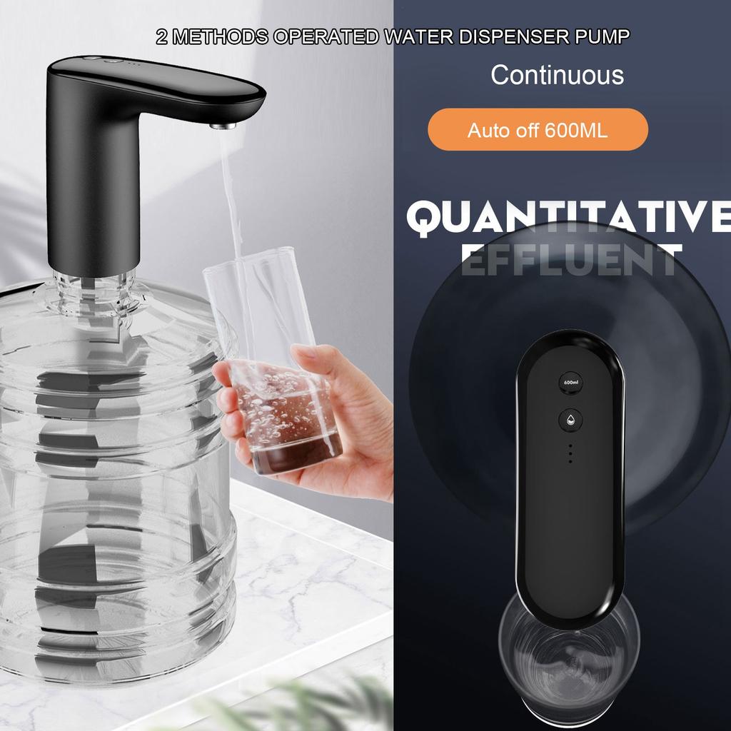 Portable Electric Water Dispenser USB Charging Automatic Drinking   for   Black