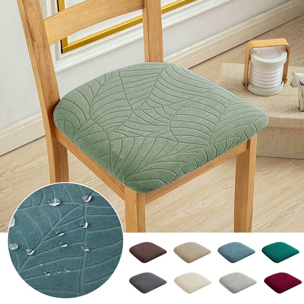 

Waterproof Jacquard Chair Sleeve Stretch Seat Cushion Covers Stool Cover