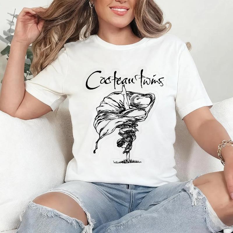 

Vintage Rock Music Enthusiast Gift Womens Tshirt Summer New Suitable for Both Unisex and Women Casual Fashion Cotton Tshirt 4XL